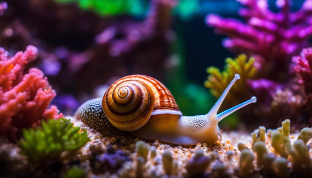 Nassarius Snail in Aquarium