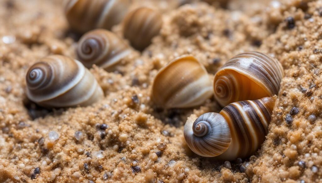 Nassarius snail breeding behavior