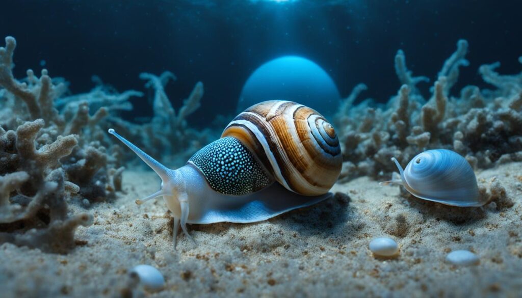 Nurturing Nassarius snail eggs in aquatic environments